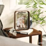 Umbra Bellwood 5x7 Desk Picture Frame with Bent Wood Trim and Two-Sided Rotating... - Image 3
