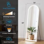 NEWBULIG Full Length Mirror, Full Body Mirror, Standing with Tempered Glass, Han... - Image 4