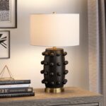 Henn&Hart 25.5'' Modern 1-Light Ceramic Table Lamp with Spherical Orbs on Lamp B... - Image 6