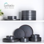 LERATIO Dinner Plates,Ceramic Dinner Plates Set of 6,10.75 inch Large ceramic pl... - Image 6