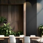 OUZUGIE WPC Acoustic Slat Wall Paneling, 8-Pack 114 x 6 Inches 3D Wall Panels fo... - Image 3
