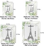 5x7 Picture Frame Green Leaf 5x7 Photo Frame Green Leaves Small Wooden Photo Fra... - Image 4