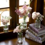 12PCS Bud Vases Set, Glass Vases for Flowers, Modern Cylinder Ribbed Vases for W... - Image 7
