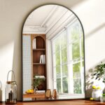 XRAMFY 20"x30" Black Arched Bathroom Mirror - Wall Mirror for Bathroom, Metal Fr... - Image 6