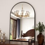 XRAMFY 20"x30" Black Arched Bathroom Mirror - Wall Mirror for Bathroom, Metal Fr... - Image 7