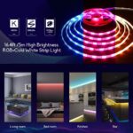 GIDERWEL RGBW LED Strip Light,16.4ft RGB+Cold White SMD5050 Flexible 12V LED Str... - Image 3