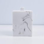 Qtip Holder for Bathroom with Lid – Square Cotton Swab Organizer, Cotton Ball Di... - Image 6