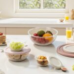 Freshmage Glass Mixing Bowls with Lids Sets, 4 Packs Glass Bowls with Lids for K... - Image 6