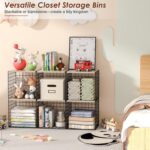 Hencawima 4-Tier Stackable Closet Organizers and Storage, Dual-Layer Reinforced ... - Image 7