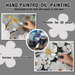 WDHCG Flower Hand Painted Wall Art For Office Women - Large Modern Art Wall Deco... - Image 4