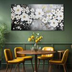 WDHCG Flower Hand Painted Wall Art For Office Women - Large Modern Art Wall Deco... - Image 7