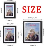 Giftgarden Multi Black Picture Frames with Mat for Multiple Sizes Photos, Four 4... - Image 7