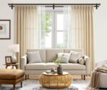 TONIAL1 Inch Double Curtain Rods 36 to 72 Inch (3 to 6 ft), Heavy Duty Decorativ... - Image 3