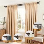 TONIAL1 Inch Double Curtain Rods 36 to 72 Inch (3 to 6 ft), Heavy Duty Decorativ... - Image 7