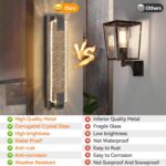 camuucci Dusk to Dawn Outdoor Light, 23.6 Inch LED Porch Lights Outdoor Waterpro... - Image 6