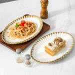Serving Platters, Ceramic Oval Serving Platters,12 Inch Serving Dishes/Trays for... - Image 7