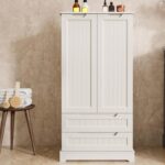 Gizoon Kitchen Pantry Storage Cabinet with Drawers Freestanding Bathroom Storage... - Image 7