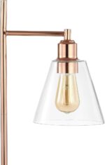 JONATHAN Y 22.25" Copper Modern Glam Metal and Marble Table Lamp, Mid-Century Co... - Image 6
