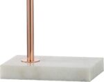 JONATHAN Y 22.25" Copper Modern Glam Metal and Marble Table Lamp, Mid-Century Co... - Image 7
