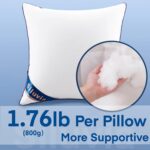 Siluvia 20"x20" Pillow Inserts Set of 2 Decorative Square Square Throw 20 Pillow... - Image 3