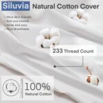 Siluvia 20"x20" Pillow Inserts Set of 2 Decorative Square Square Throw 20 Pillow... - Image 5
