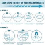 Siluvia 20"x20" Pillow Inserts Set of 2 Decorative Square Square Throw 20 Pillow... - Image 7