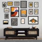 ANERZA 16 PCS Framed Eclectic Wall Art Decor, Modern Maximalist Wall Prints for ... - Image 6