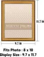 8×10 Picture Frame Gold - Picture Frames for Wall Hanging And Tabletop Display, ... - Image 4