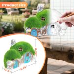 Outdoor Figurine Lights Garden House Statue - Outdoor Statues with Solar Lights ... - Image 6