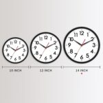 AKCISOT 14 Inch Wall Clock Silent Non-Ticking Modern Wall Clocks Battery Operate... - Image 4