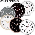 AKCISOT 14 Inch Wall Clock Silent Non-Ticking Modern Wall Clocks Battery Operate... - Image 5