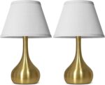 17” Touch Table Lamp for Bedroom Set of 2, 3-Way Dimmable Bedside Lamp for Night... - Image 8