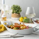 YHOSSEUN Large Serving Bowl with Handles, 1.5 Quarts Oval Serving Platter for Tu... - Image 5