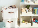 StorageWorks Fabric Storage Bins with Lid, Decorative Storage Boxes for Shelves,... - Image 7