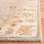 SAFAVIEH Antiquity Collection Area Rug - 5' x 8', Grey Blue & Beige, Handmade Tr... - Image 5