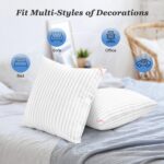 EIUE Throw Pillow Inserts, Machine Washable Pillows,Premium Polyester Fiber Fill... - Image 4