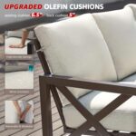 NATURAL EXPRESSIONS 6 Pieces Patio Furniture Sets, Metal Outdoor Sectional Furni... - Image 4