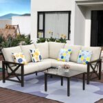 NATURAL EXPRESSIONS 6 Pieces Patio Furniture Sets, Metal Outdoor Sectional Furni... - Image 9