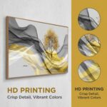 Tucai Decor Framed Wall Art Canvas Modern Light Luxury Abstract Ink Landscape Pa... - Image 8