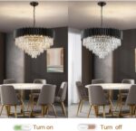 Luxury Crystal Chandelier Black Chandeliers — 30" 6-Tier 16-Light K9 Crystal, La... - Image 7