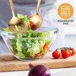 Gold Stainless Steel Serving Utensils Set, 5 Pcs - 10.8 Inch Serving Fork, 10.3 ... - Image 6