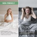 Luxury Organic Tencel & Viscose from Bamboo Cooling Sheet Set,Silky Soft Lyocell... - Image 5