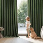 StangH Green Velvet Curtains 84 Inch Length, Luxury Vintage Emerald Drapes for B... - Image 7