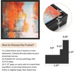 Floater Frame for 6x6 Canvas Paintings with 0.6-0.8” Deep, 2 Pack Square Canvas ... - Image 4