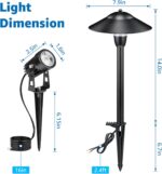 SUNVIE All-in-One LED Low Voltage Landscape Lighting Kit 6 Pathway Lights 2 Spot... - Image 8