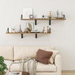 Heimlove Deep Floating Shelves for Wall, 12 Inch Deep Floating Shelves Set of 3,... - Image 7