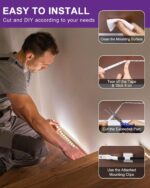 HitLights White LED Strip Lights 4000K,16.4ft High Density 12V Tape Light, UL Li... - Image 4