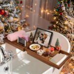 VaeFae Premium Teak Bathtub Tray, Expandable Wooden Bath Tray for Tub, Luxury Ba... - Image 6