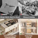 Armocity Wood Closet Organizer System - 4FT-9FT Expandable Wardrobe Closet with ... - Image 9