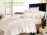 100% Mulberry Silk Duvet Cover Set - 3-Piece Set - 19 Momme Grade 6A Mulberry Si... - Image 5